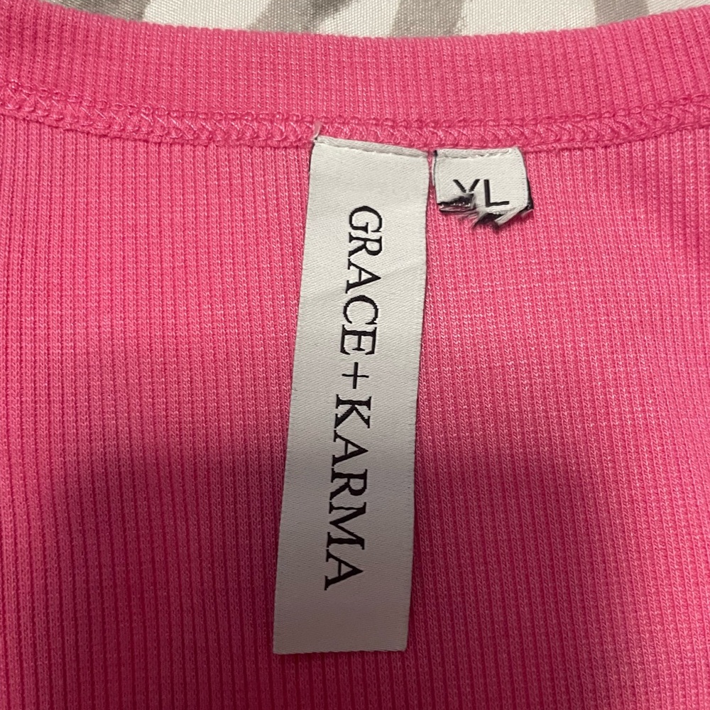 Pink Ruffle Sleeve Top - Picture 3 of 3